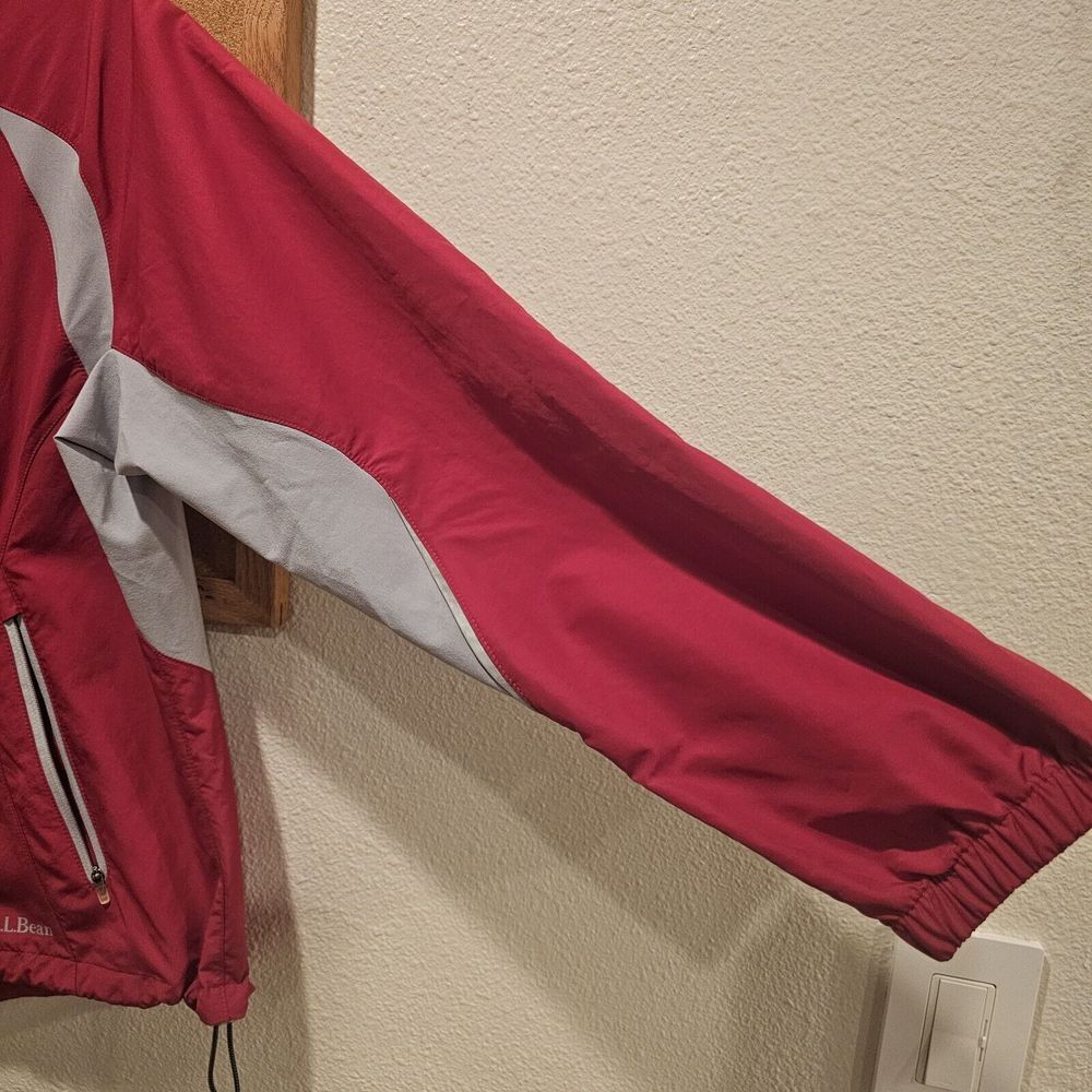 L.L.Bean Jacket Womens Medium Pink‎ Windbreaker 100% Nylon - Picture 6 of 16